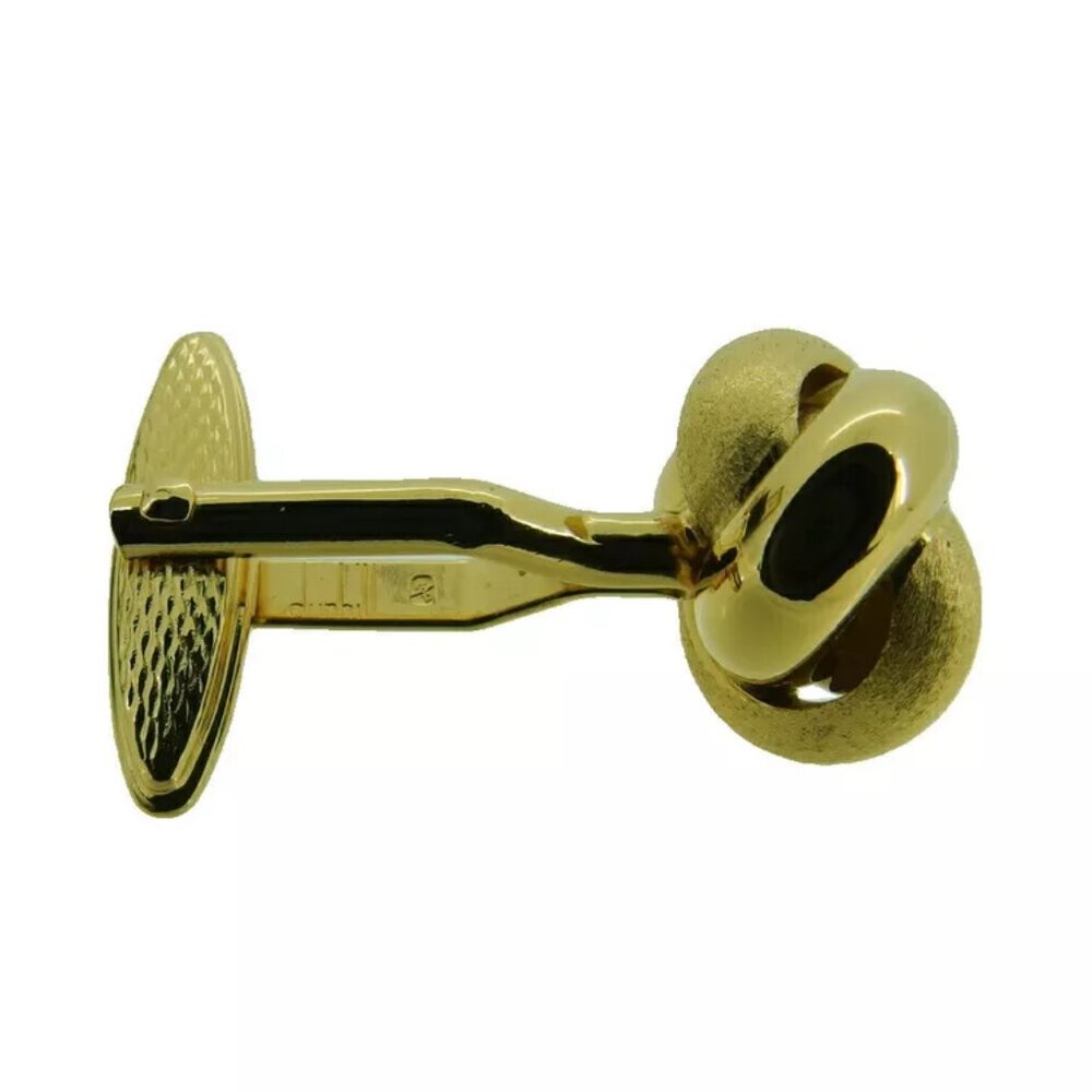 DUNHILL Cuffs D Mark Gold Bracket Authentic USED - Picture 4 of 9
